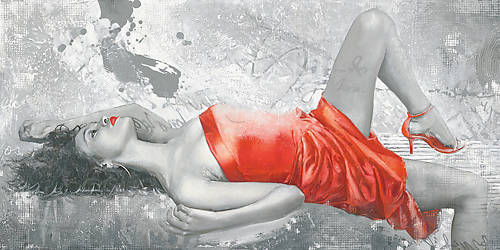 Array Lady in Red von Enrico Sestillo