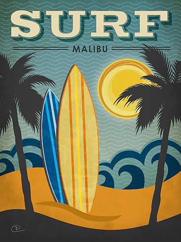 Array Surf Malibu von Renee Pulve