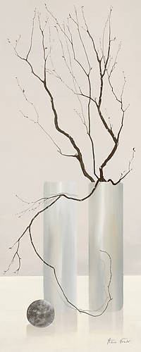 40cm x 100cm Slender Twigs II von Alice Wonder