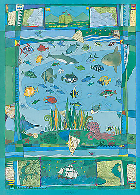 48cm x 67cm Wasser von KONSTANTINOV