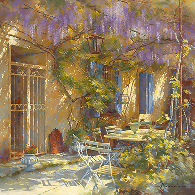 30cm x 30cm A la table de Michèle von Johan Messely