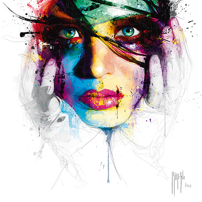 30cm x 30cm Coralie I von Patrice Murciano