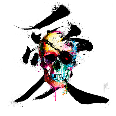 70cm x 70cm Pirate von Patrice Murciano