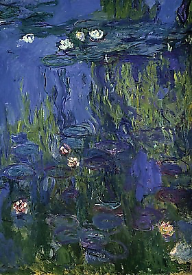 70cm x 100cm Nympheas von Claude Monet