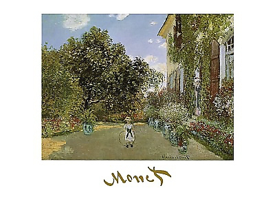 70cm x 50cm La casa della artista von Claude Monet