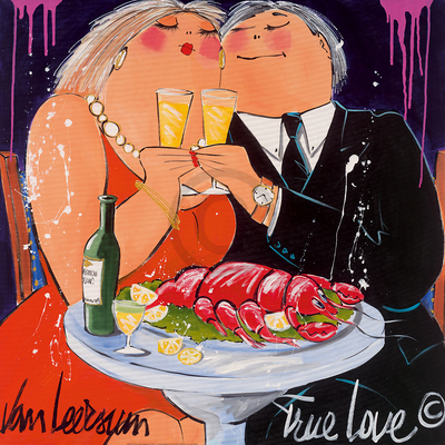 70cm x 70cm True Love                        von El van Leersum