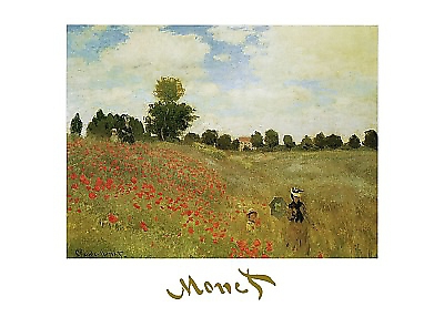 70cm x 50cm Papaveri von Claude Monet