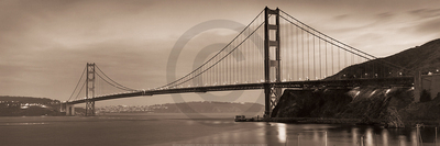 90cm x 30cm Golden Gate Bridge II            von Alan Blaustein