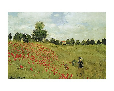 50cm x 40cm Papaveri von Claude Monet