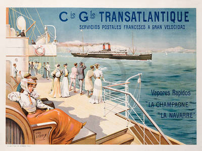Array Cie. Gle. Transatlantique        von Ernest Louis Lessieux