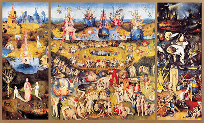 83cm x 50cm Der Garten der Lüste von Hieronymus Bosch