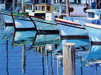 Array Fisherman`s Wharf Reflections    von Michael Schuh