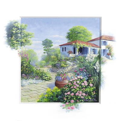 60cm x 60cm Italian garden I                 von Peter Motz