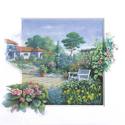 60cm x 60cm Italian garden II                von Peter Motz