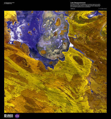 Array Lake Disappointment              von Landsat-7