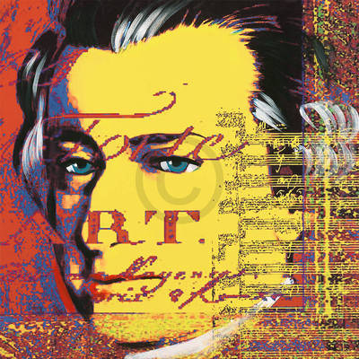 100cm x 100cm Mozart 2                         von Günter Edlinger