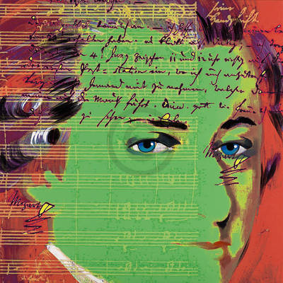 100cm x 100cm Mozart 4                         von Günter Edlinger