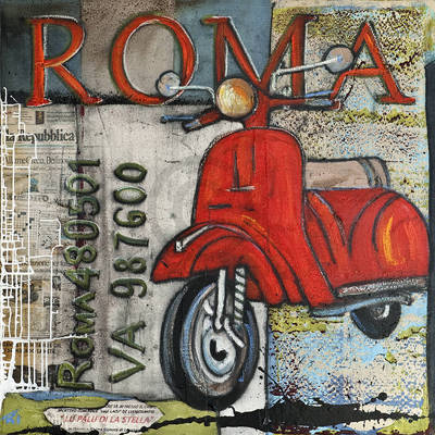 100cm x 100cm Roma I                           von Rainer Hüttner