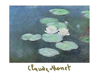 80cm x 60cm Ninfee nella luce von Claude Monet