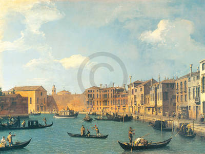 80cm x 60cm Santa Chiara von Canaletto