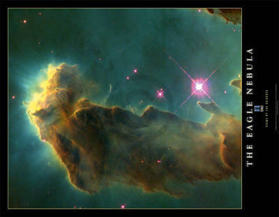 Array The Eagle Nebula von Hubble-Nasa