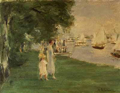 100cm x 78cm Wannseelandschaft von Max Liebermann