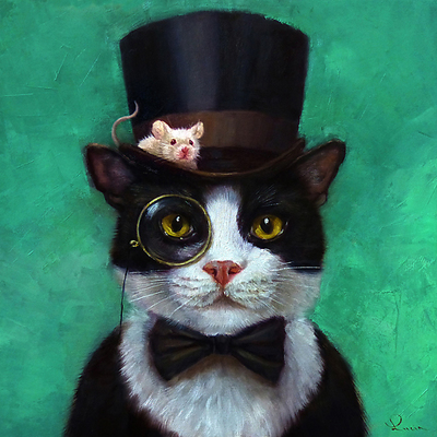 Array Tuxedo Cat von Lucia Heffernan