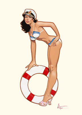 Array Captain Pin-up von Patrick Hitte