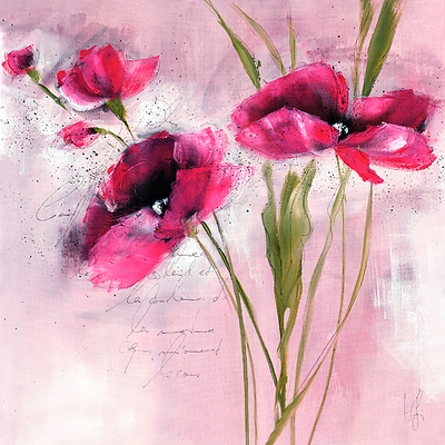 Array Pink Flower I von Isabelle Zacher-Finet