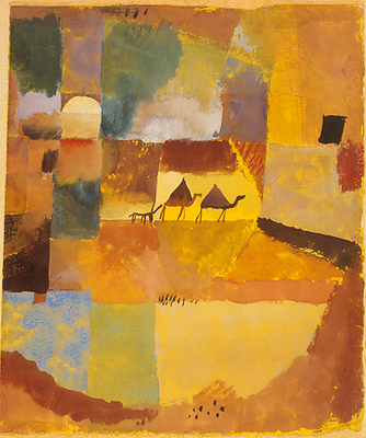 Array Zwei Kamele und ein Esel 1919 von Paul Klee