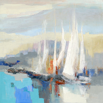 Array Voiles blanches II von Chantal Parise