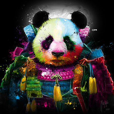 Array Panda Samourai von Patrice Murciano