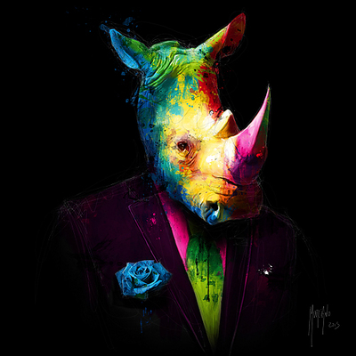 Array Rhinoceros von Patrice Murciano