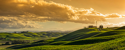 Array Toscana Crete Abendstimmung von Rolf Fischer