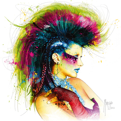 30cm x 30cm Anarchy von Patrice Murciano