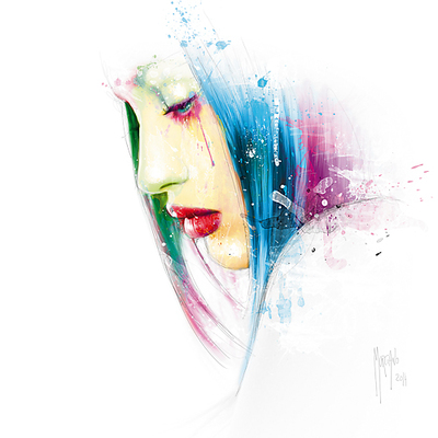 30cm x 30cm In Love von Patrice Murciano