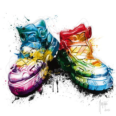 30cm x 30cm My Shoes von Patrice Murciano