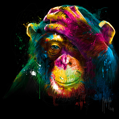 30cm x 30cm The Darwin's Preoccupations von Patrice Murciano