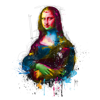 70cm x 70cm Da Vinci Pop von Patrice Murciano