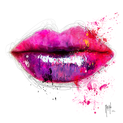 50cm x 50cm Color of Kiss von Patrice Murciano