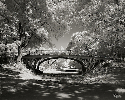 50cm x 40cm Central Park Bridge von Ralf Uicker