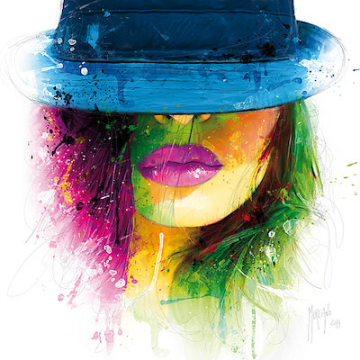 70cm x 70cm Coralie II von Patrice Murciano