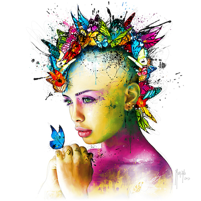 70cm x 70cm Power of Love von Patrice Murciano