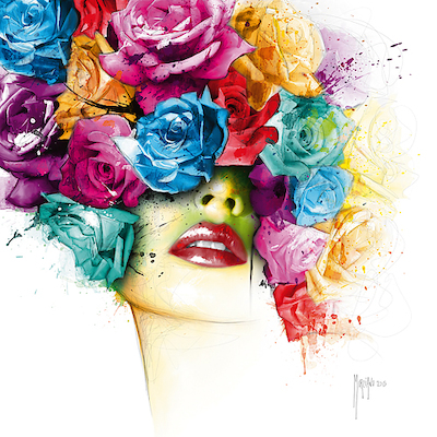 70cm x 70cm La Vie en Rose von Patrice Murciano