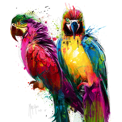 70cm x 70cm Tropical Colors I von Patrice Murciano