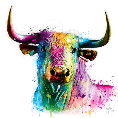 70cm x 70cm El Toro von Patrice Murciano