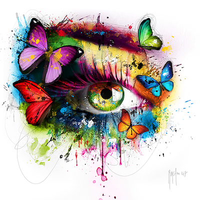 70cm x 70cm Le miroir de l´âme II von Patrice Murciano