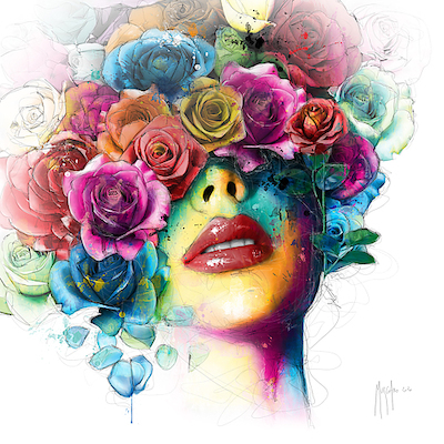 30cm x 30cm La Vie en Roses 2 von Patrice Murciano