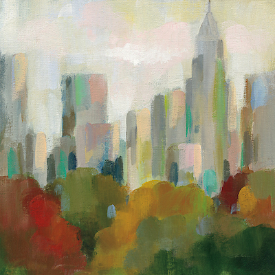 100cm x 100cm NYC Central Park II von Silvia Vassileva