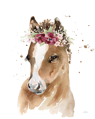 Array Floral Pony von Katrina Pete